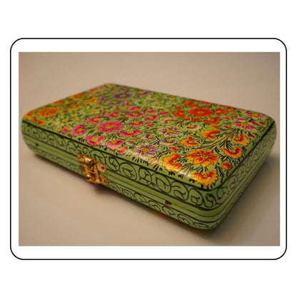 Artisanal Clutch - Sattva Best of India - Pouches_Mini_Pochette_Small_Pouch_Walnut_Colorful_Sattva Best of India_3/4_7 