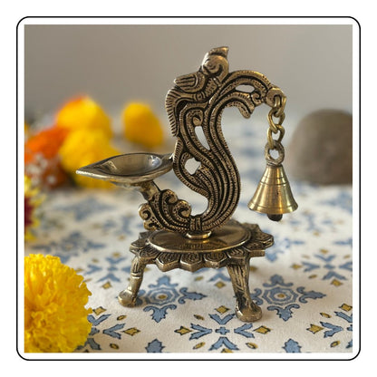 Brass Diya Lamp - LIMITED EDITION - Sattva Best of India - Brass Diya Lamp picture 1 