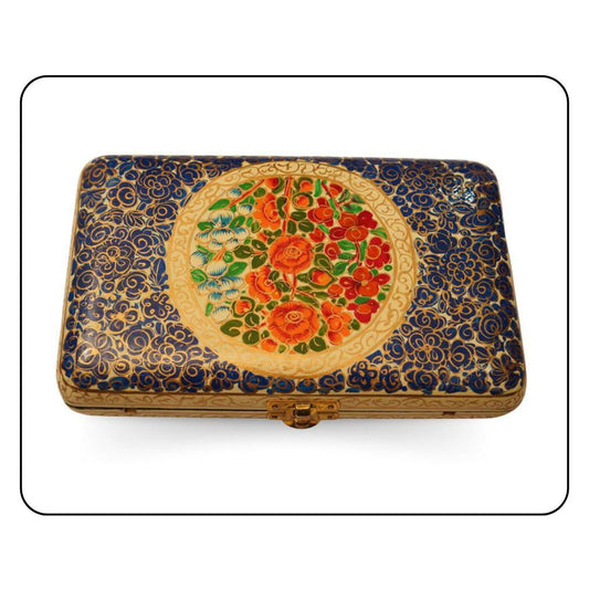 Chic Indian Clutch Purses - Sattva Best of India - Pouches_Mini_Pochette_Small_Pouch_Walnut_Colorful_Sattva Best of India_Top_21 
