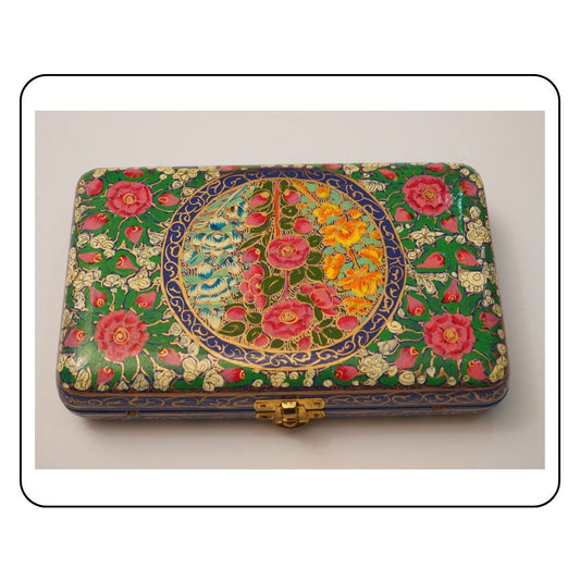 Chic Indian Clutch Purses - Sattva Best of India - Pouches_Mini_Pochette_Small_Pouch_Walnut_Colorful_Sattva Best of India_top_10 