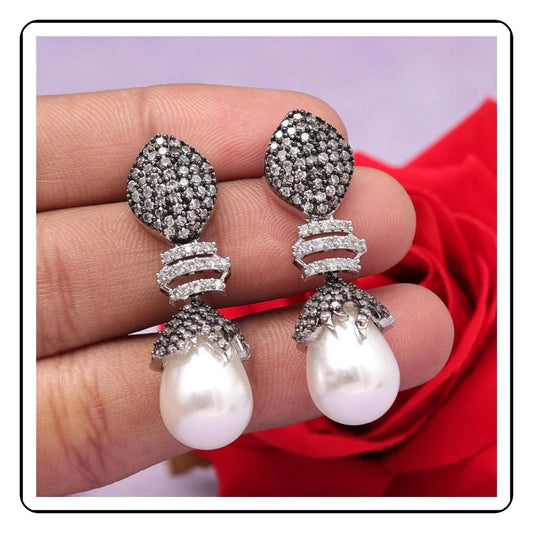 Divine Moti Sparkle Earrings -sattva Best Of india