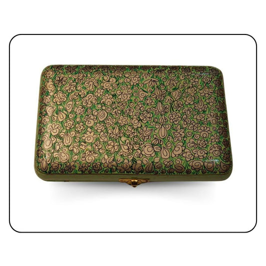 Exquisite Indian Clutches for Women - Sattva Best of India - Pouches_Mini_Pochette_Small_Pouch_Walnut_Colorful_Sattva Best of India_Top_4 