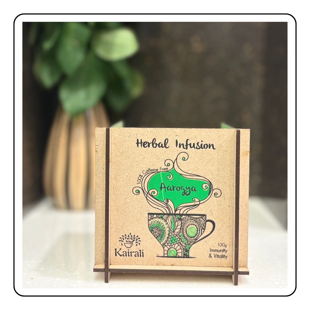 Herbal Infusion for Immunity & Vitality - Aarogya Tea - Sattva Best of India - Herbal Infusion for Immunity & Vitality - Aarogya Tea picture 1 box 