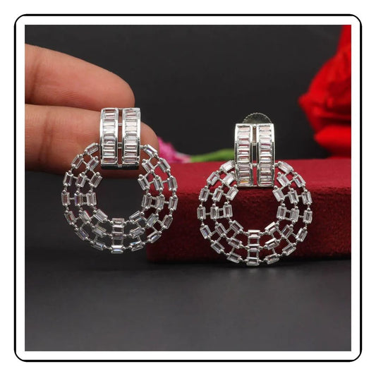 Elegant traditional Stardust Spiral Earrings from Sattva, perfect for your Indian heritage collection.