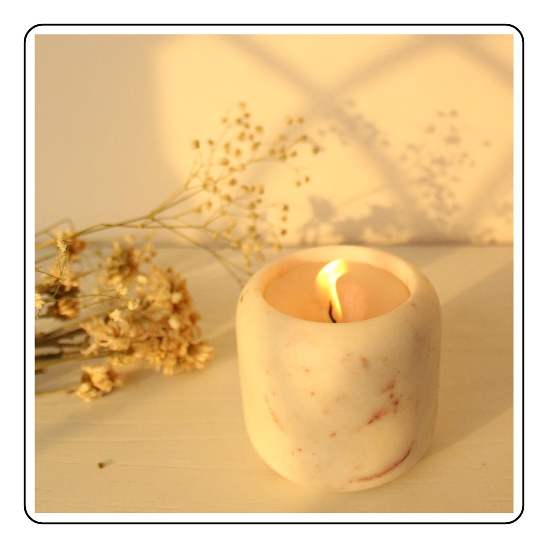 The Aromatic Carrara Candle - LIMITED EDITION - Sattva Best of India -  
