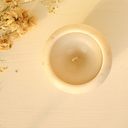 The Aromatic Carrara Candle - LIMITED EDITION - Sattva Best of India -  