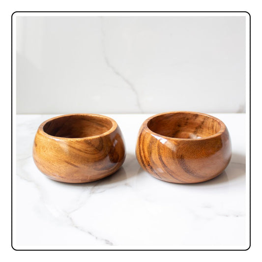 The Bulgy Flat Bowls Set - LIMITED EDITION - Sattva Best of India -  