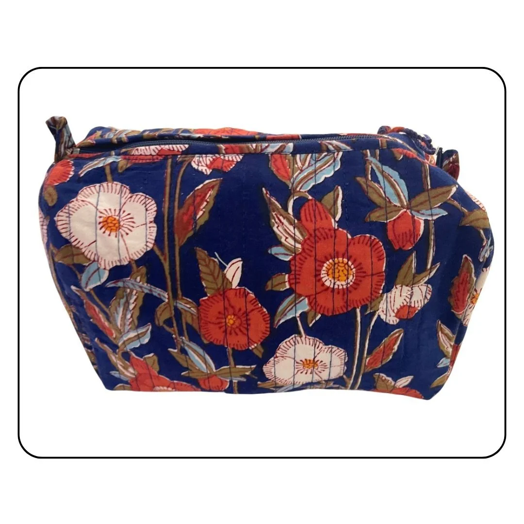 Makeup Bag - Red and Blue Pattern - LIMITED EDITION - Sattva Best of India - Makeup Bag - Red and Blue Pattern - LIMITED EDITION - Sattva Best of India - Makeup Bag - Red and Blue Pattern - LIMITED EDITION - Sattva Best of India - Makeup Bag - Red and Blue Pattern - LIMITED EDITION - Sattva Best of India - Makeup_bag_hand_printed_Cotton_Blue_Red_Sattva Best of India_Front - #tag1# - #tag2# - #tag3# - #tag1# - #tag2# - - #tag1#