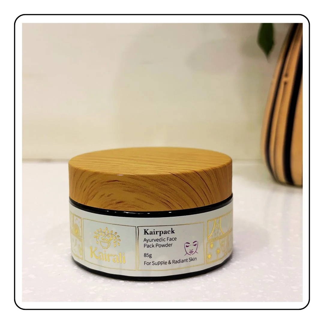 Ayurvedic Herbal Face Pack for Glowing & Radiant Skin - Kairpack - Sattva Best of India - Ayurvedic Herbal Face Pack for Glowing & Radiant Skin - Kairpack figure 1 jar