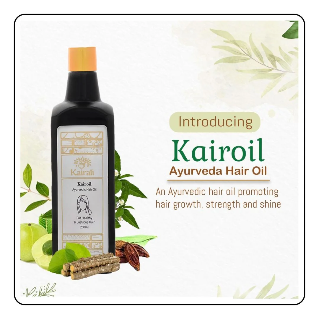 Best Ayurvedic Hair Oil - Kairoil - 200ml - Sattva Best of India - Best Ayurvedic Hair Oil - Kairoil - 200ml pic 2