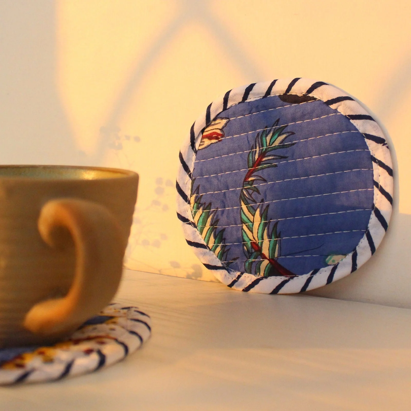 Blue Forest coasters Set - LIMITED EDITION - Sattva Best of India -