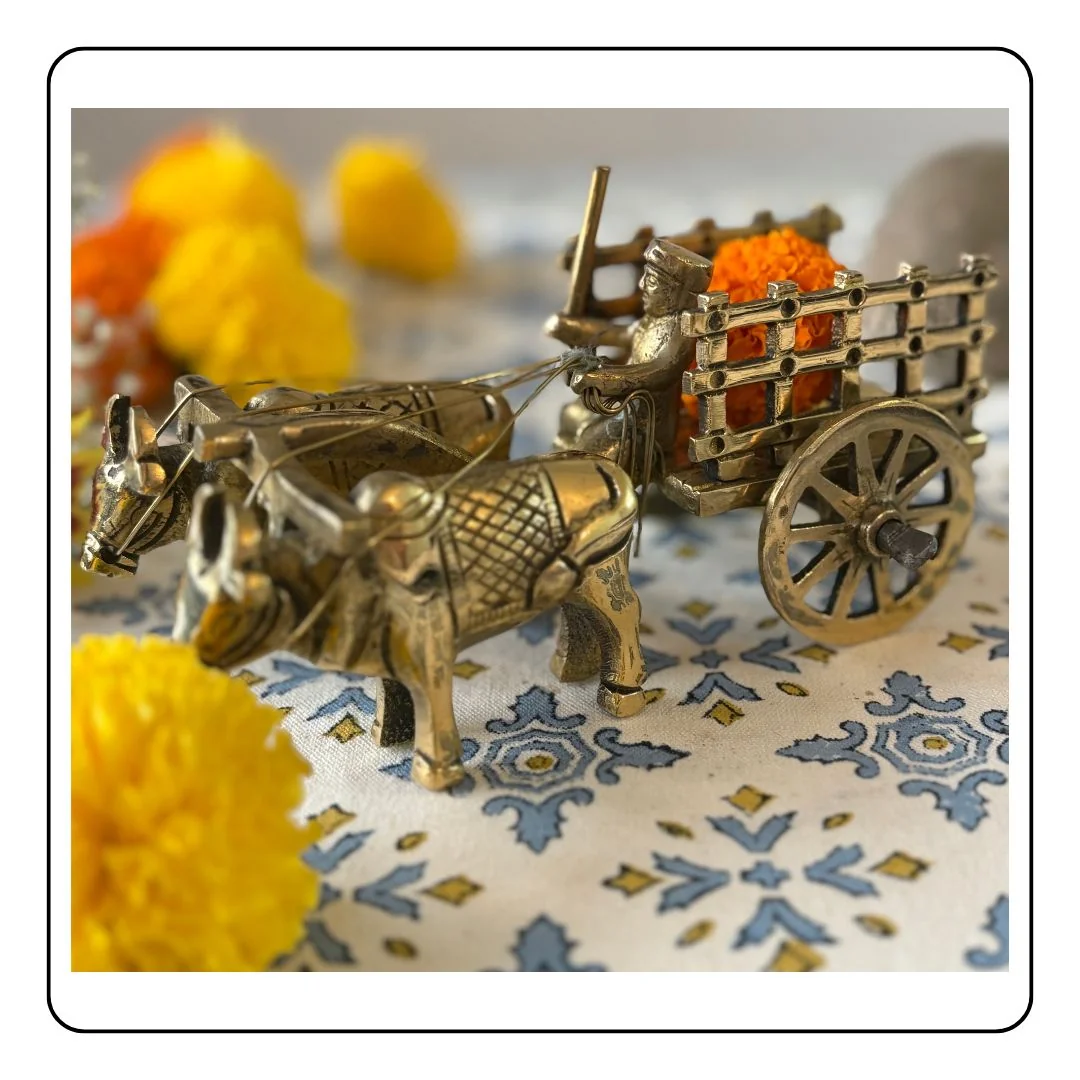 Brass Bull Cart - LIMITED EDITION - Sattva Best of India - Brass Bull Cart  picture 5