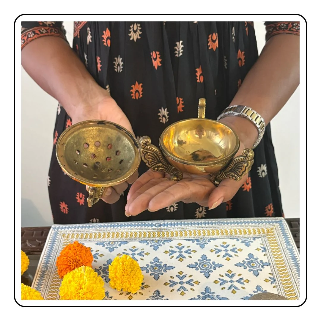 Brass Dhoop Dani Incense Holder - LIMITED EDITION - Sattva Best of India - Brass Dhoop Dani Incense Holder picture 1