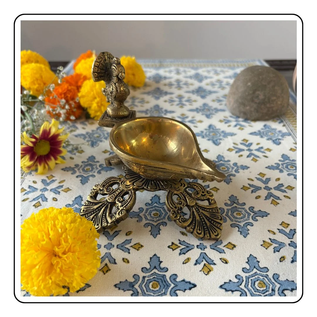 Brass Diya Lamp - LIMITED EDITION - Sattva Best of India - Brass Diya Lamp picture 2