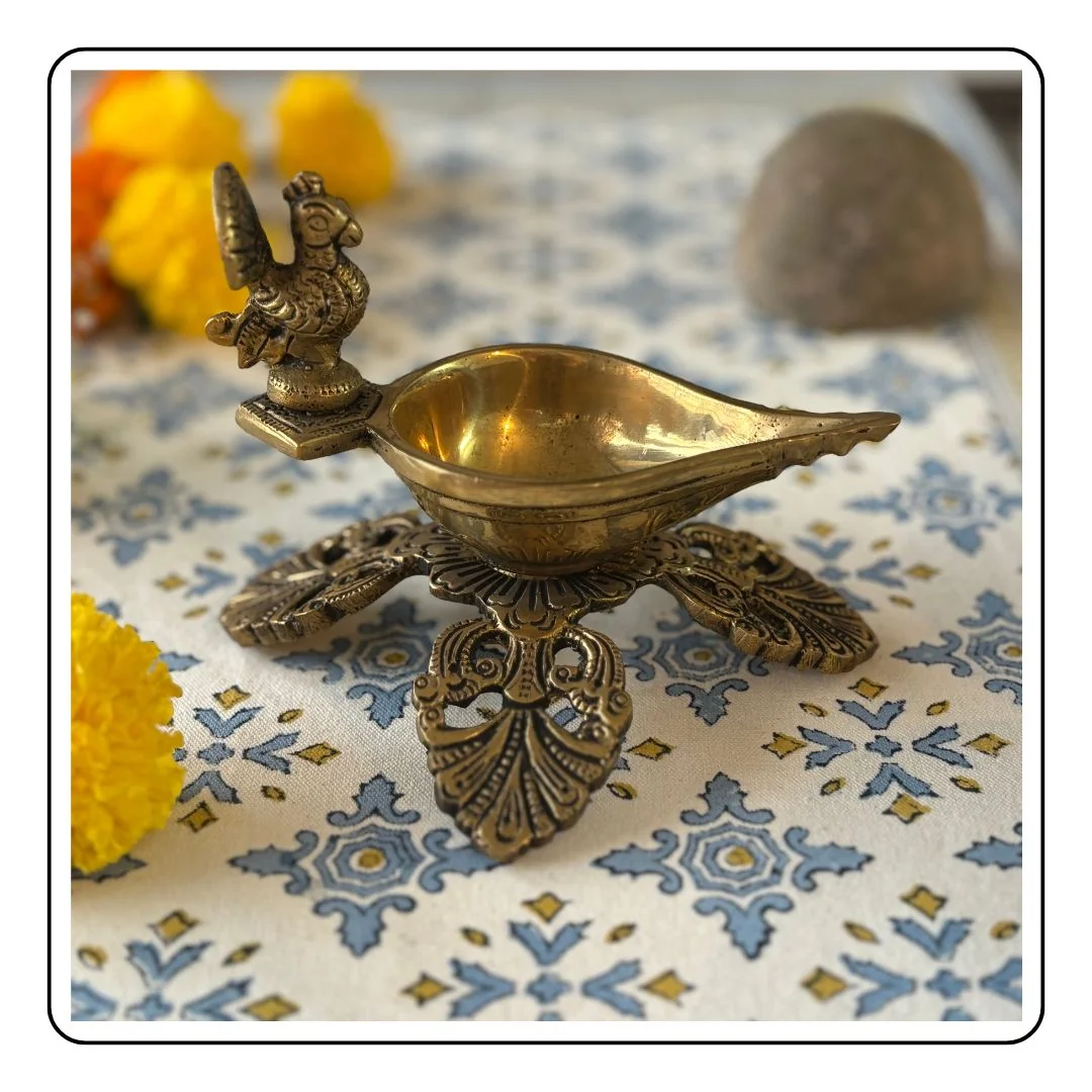 Brass Diya Lamp - LIMITED EDITION - Sattva Best of India - Brass Diya Lamp picture 4