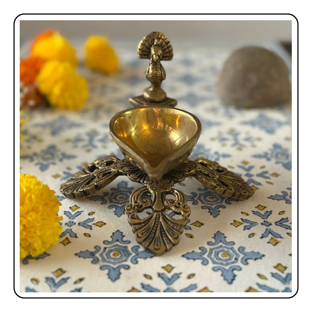Brass Diya Lamp - LIMITED EDITION - Sattva Best of India - Brass Diya Lamp picture 5