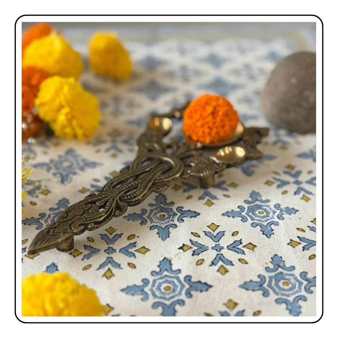 Brass Diya Lamp Spoon Style - LIMITED EDITION - Sattva Best of India - Brass Diya Lamp Spoon Style picture 3