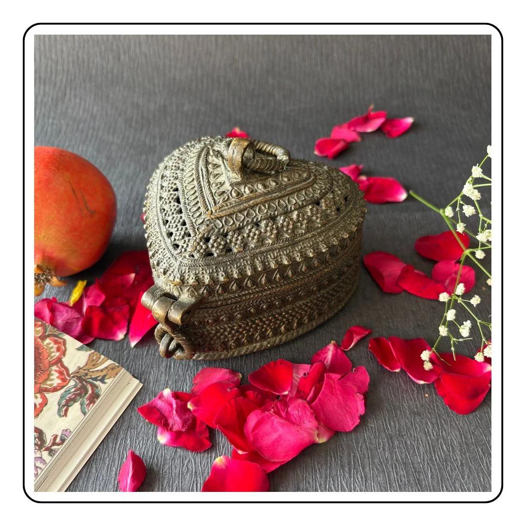 Brass Heart Box - LIMITED EDITION - Sattva Best of India - Brass Heart Box picture 1