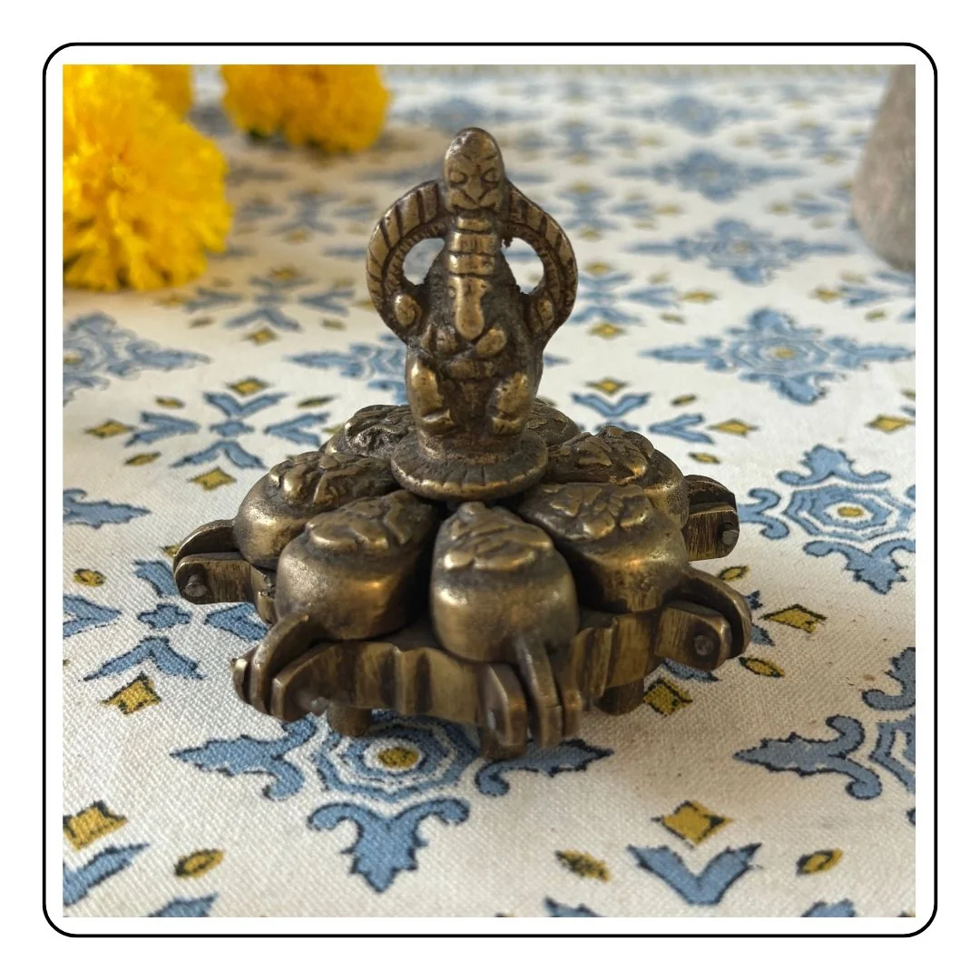 Brass Kankavati Box - LIMITED EDITION - Sattva Best of India - Brass Kankavati Box  picture 3