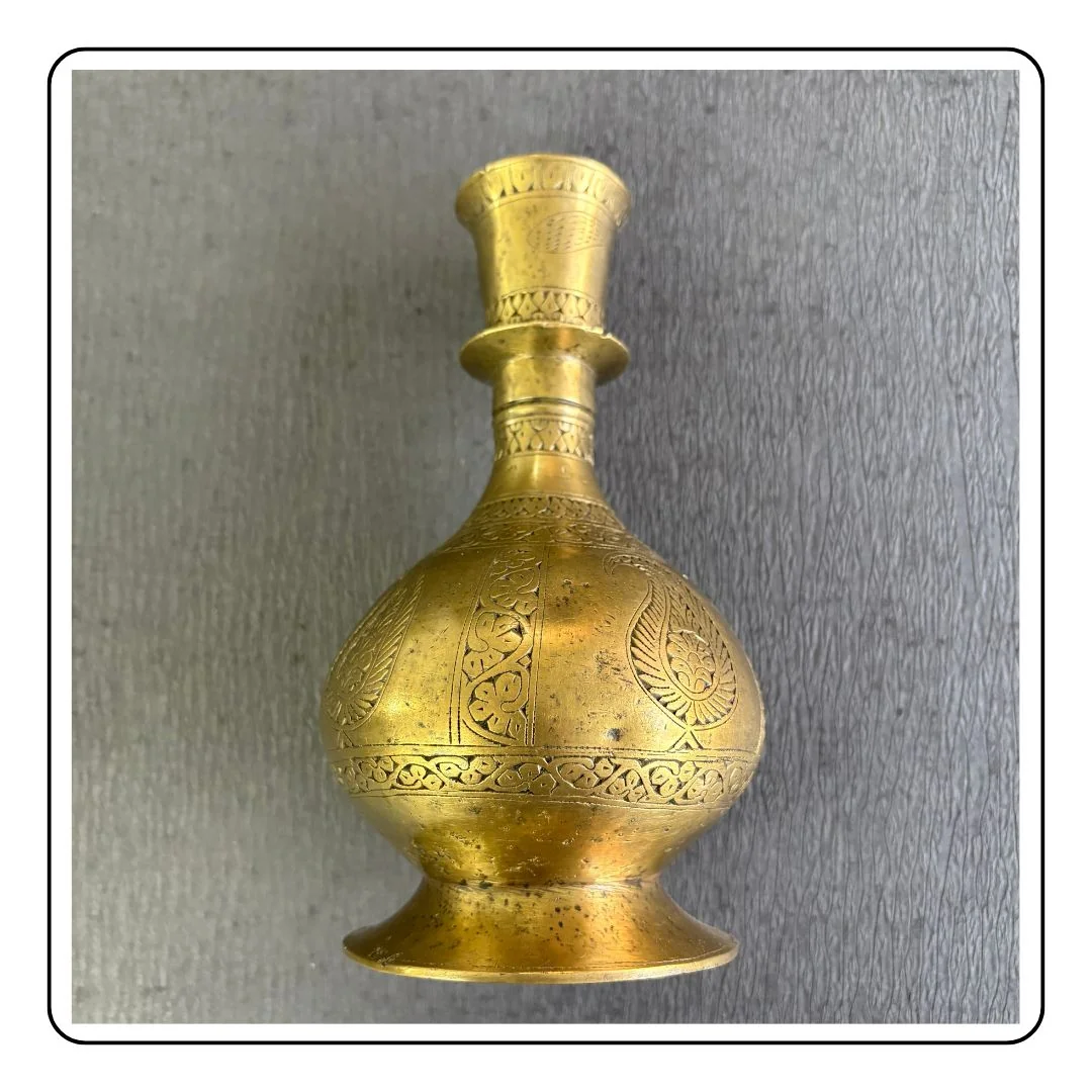 Brass Mughal Hukka Base  - LIMITED EDITION - Sattva Best of India - Brass Mughal Hukka Base picture 3