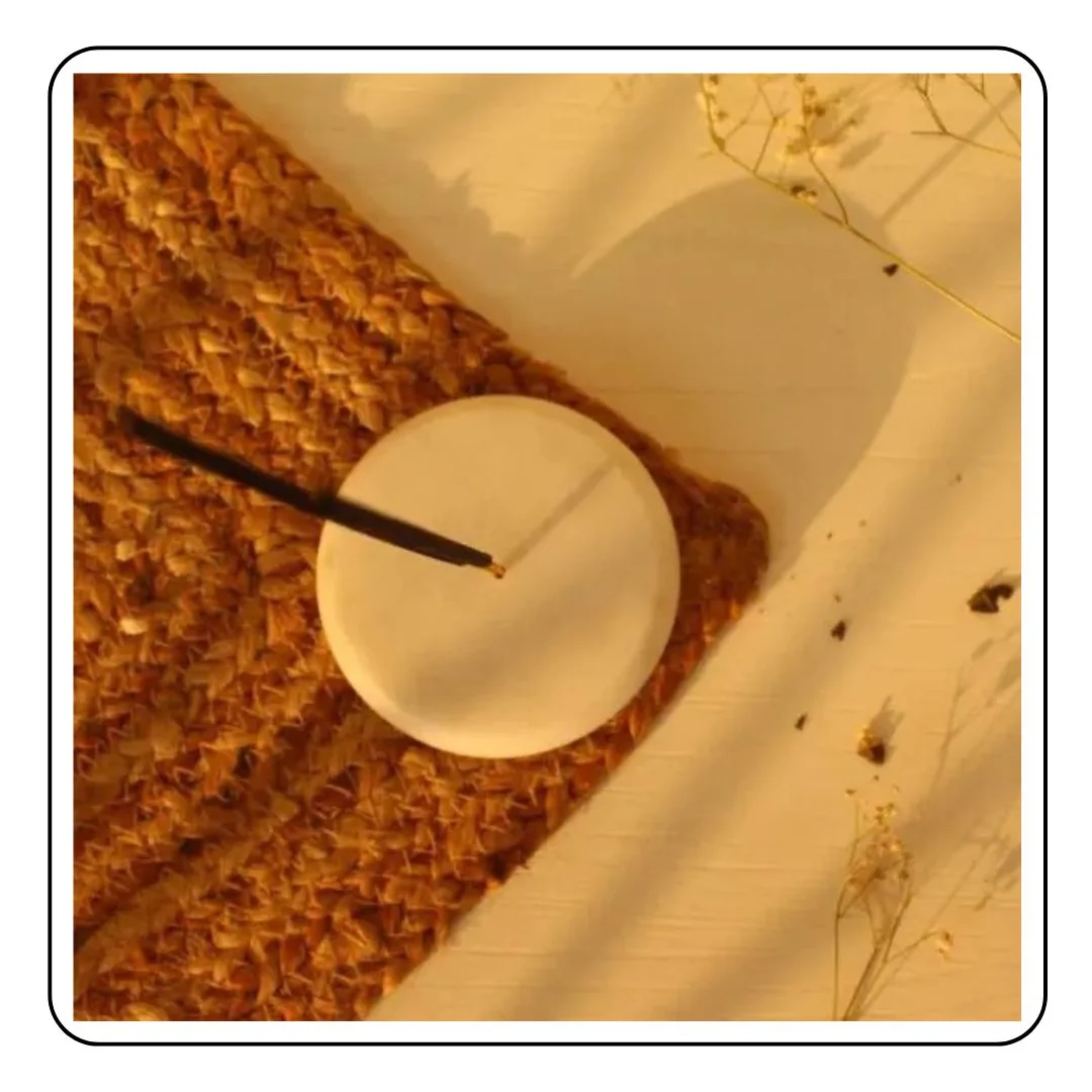 Carrara Incense Holder -  LIMITED EDITION - Sattva Best of India - #original_alt_text#