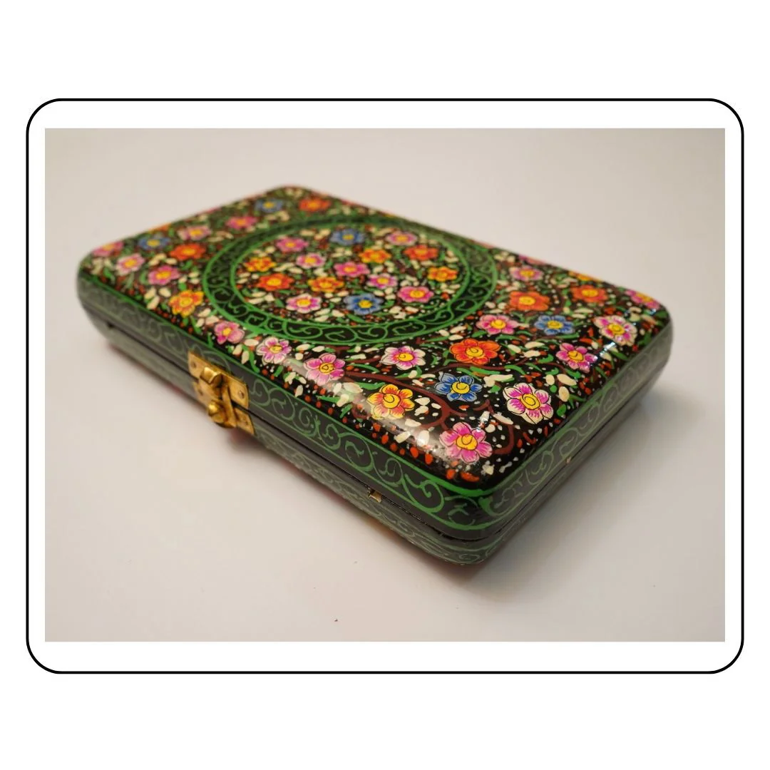 Chic Indian Clutch Purses - Sattva Best of India - Pouches_Mini_Pochette_Small_Pouch_Walnut_Colorful_Sattva Best of India_Trequarti_15