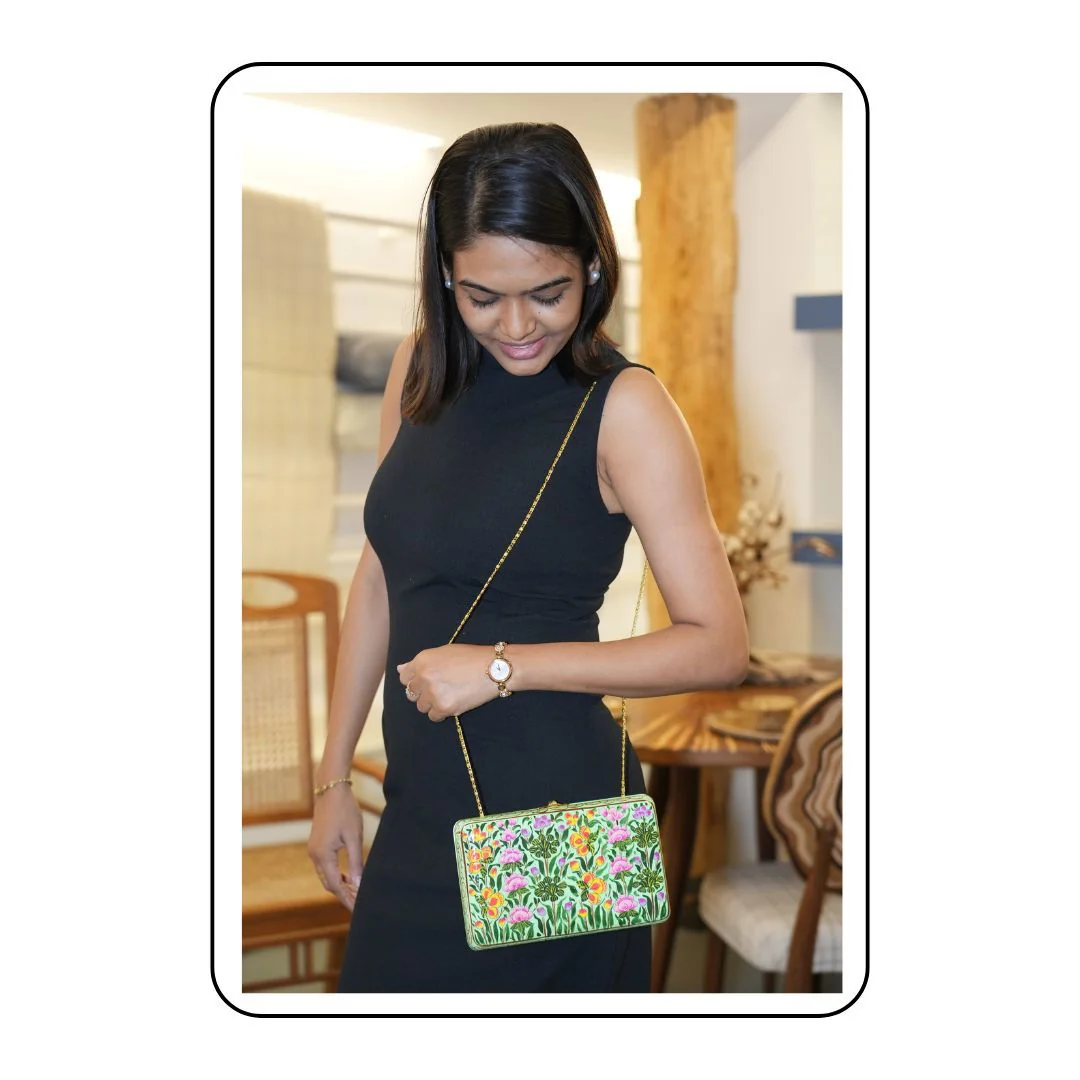 Chic Indian Clutch Purses - Sattva Best of India - #original_alt_text#