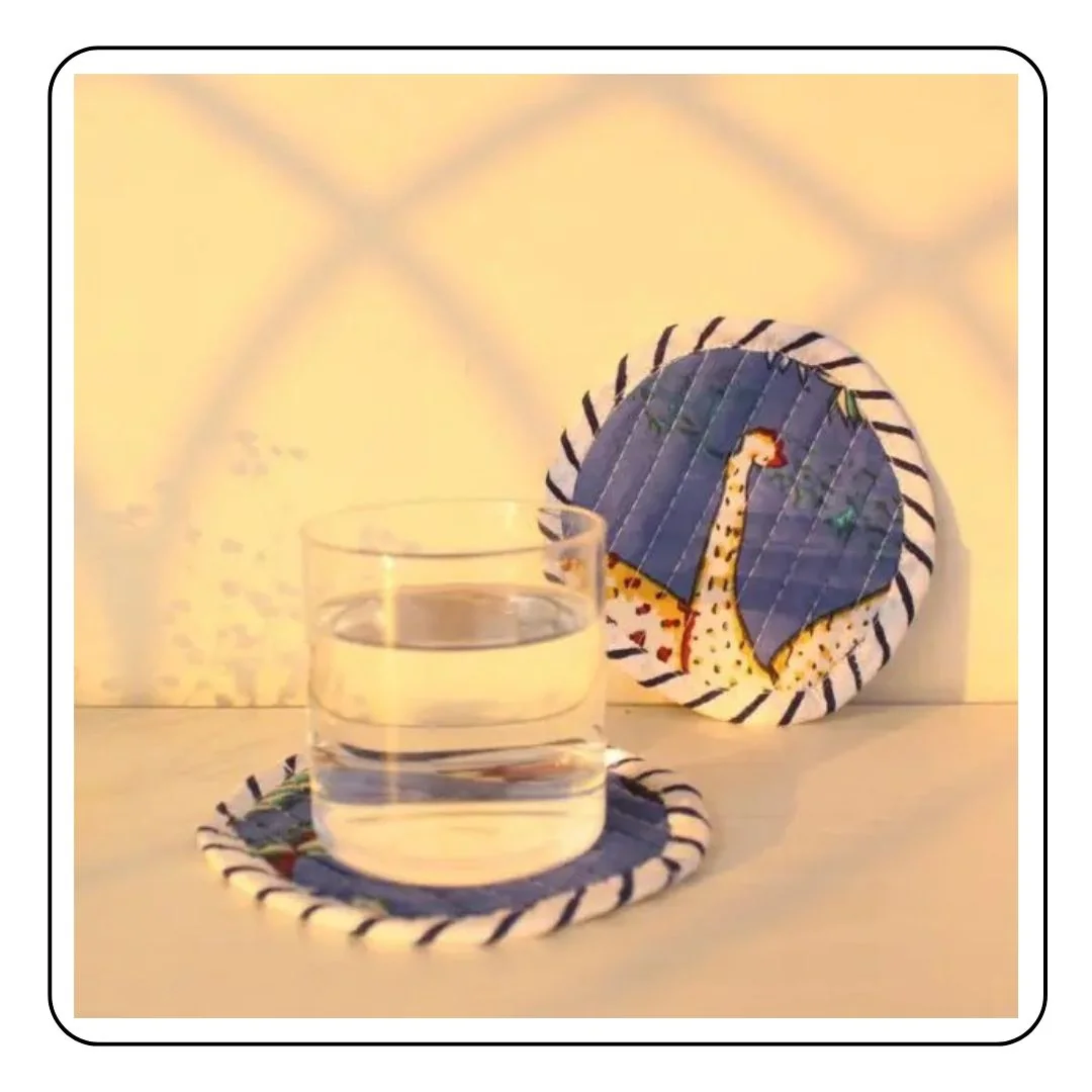 Daisy coasters Set - LIMITED EDITION - Sattva Best of India - #original_alt_text#