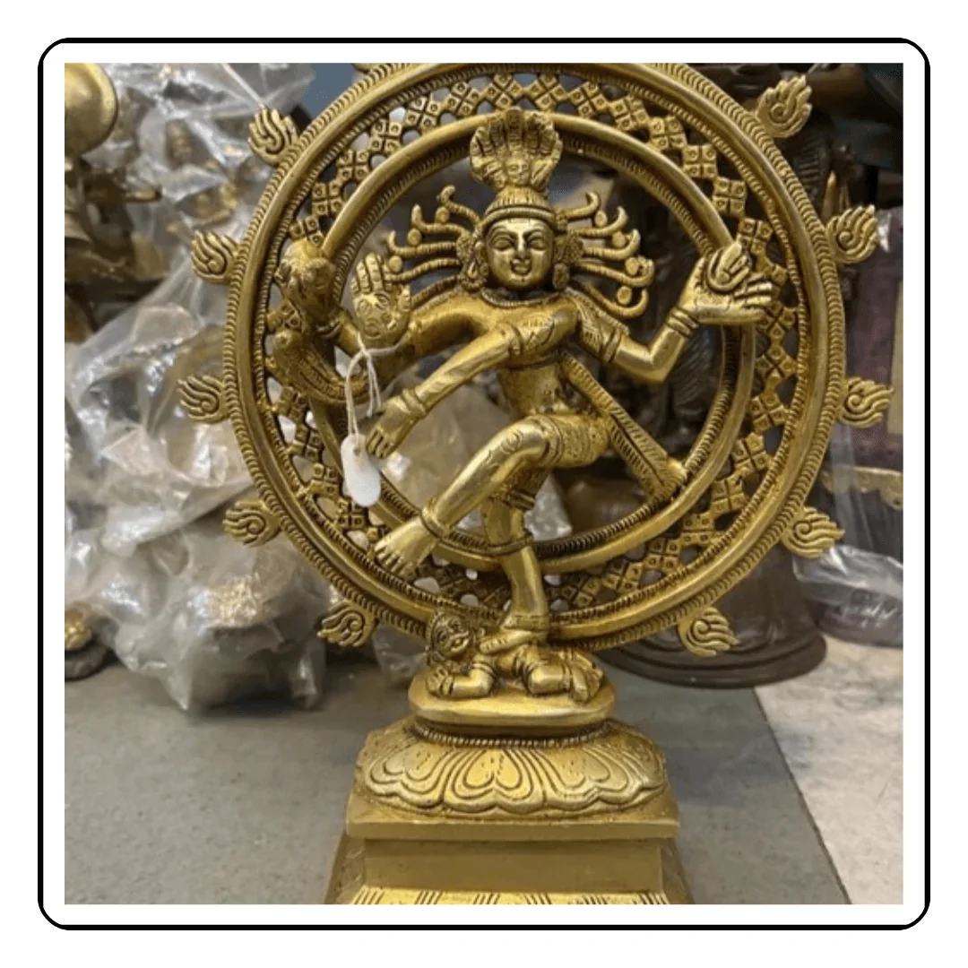Dancing Shiva Nataraja - Brass