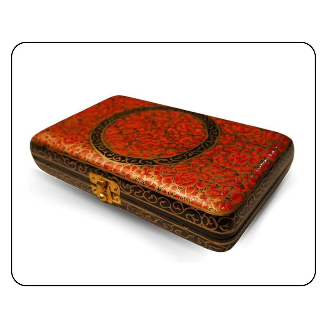 Exquisite Indian Clutches for Women - Sattva Best of India - Pouches_Mini_Pochette_Small_Pouch_Walnut_Colorful_Sattva Best of India_Trequart_23