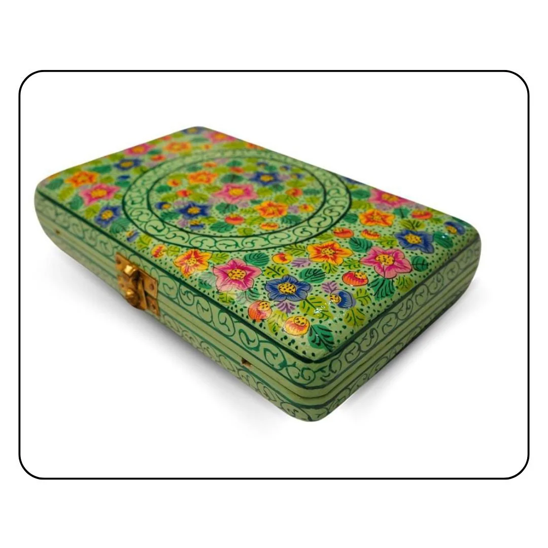 Exquisite Indian Clutches for Women - Sattva Best of India - Pouches_Mini_Pochette_Small_Pouch_Walnut_Colorful_Sattva Best of India_Trequarti_24