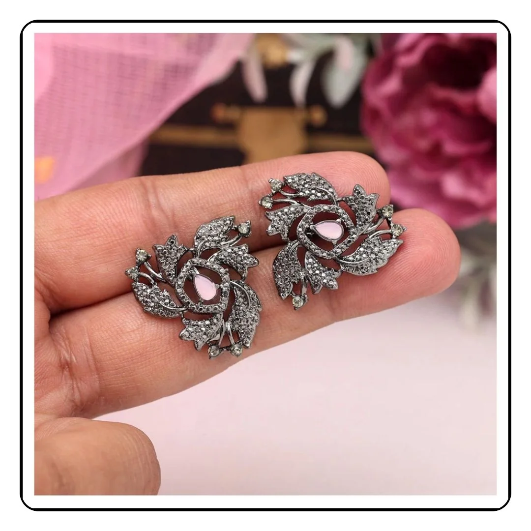Rani Pink Earrings - Sattva Best of India -