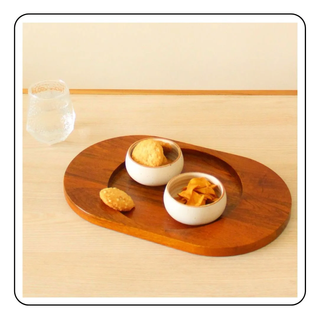The Oval Ellipse Serving Tray- LIMITED EDITION - Sattva Best of India - #original_alt_text#