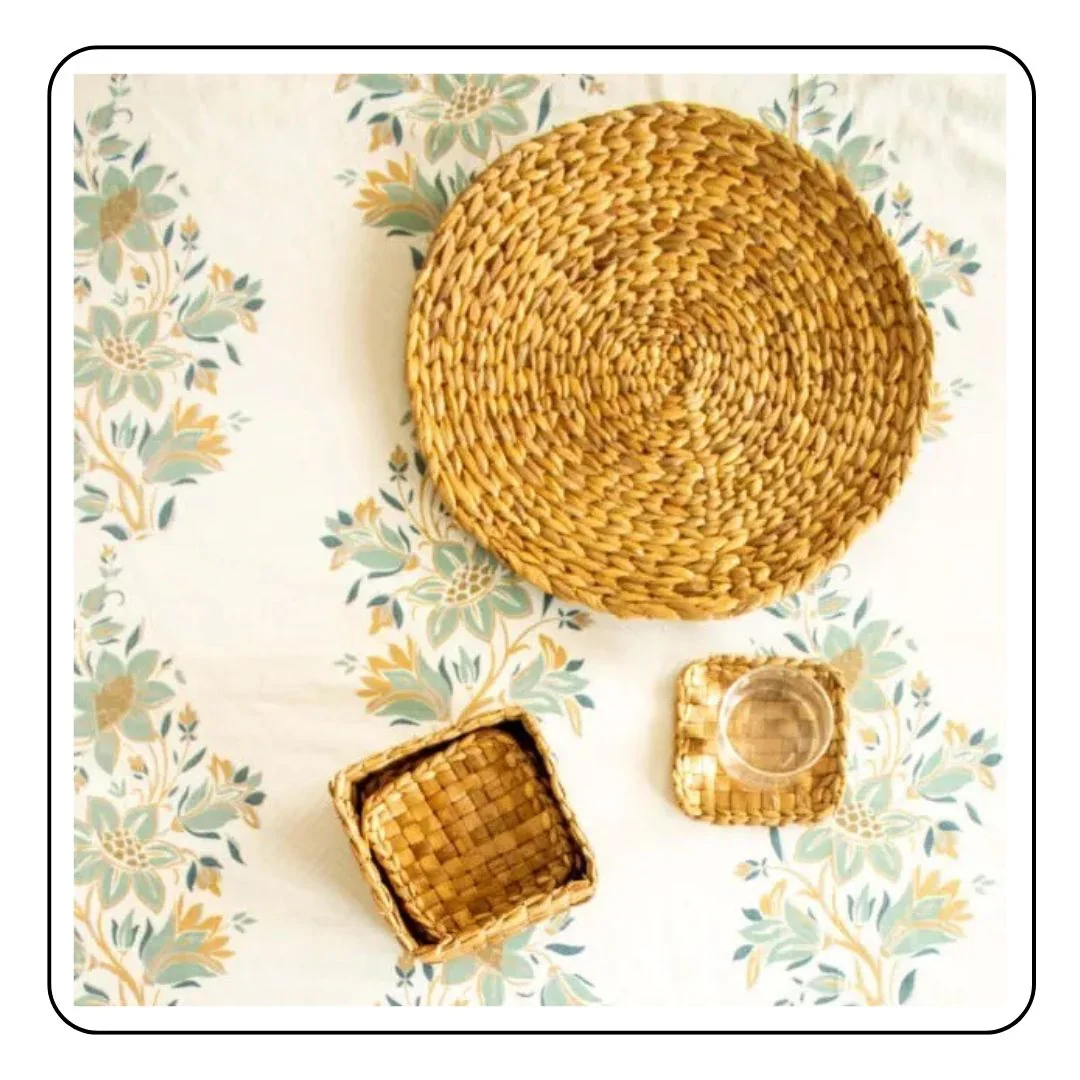 The Square Weaver coasters Set - LIMITED EDITION - Sattva Best of India - #original_alt_text#
