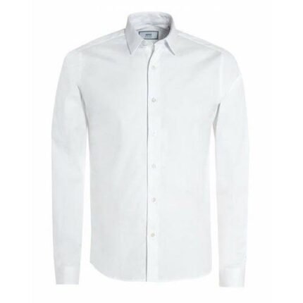 Hand Block White Cotton Shirts