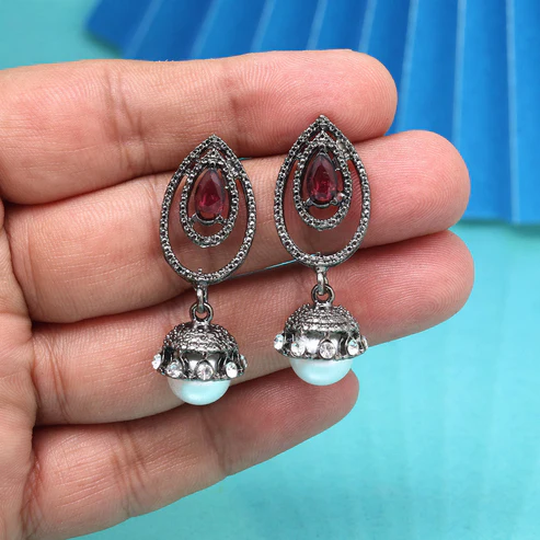 citrus orange color fashion earrings